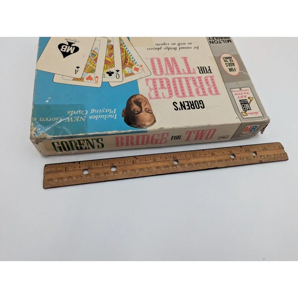 Vintage Milton Bradley Bridge game